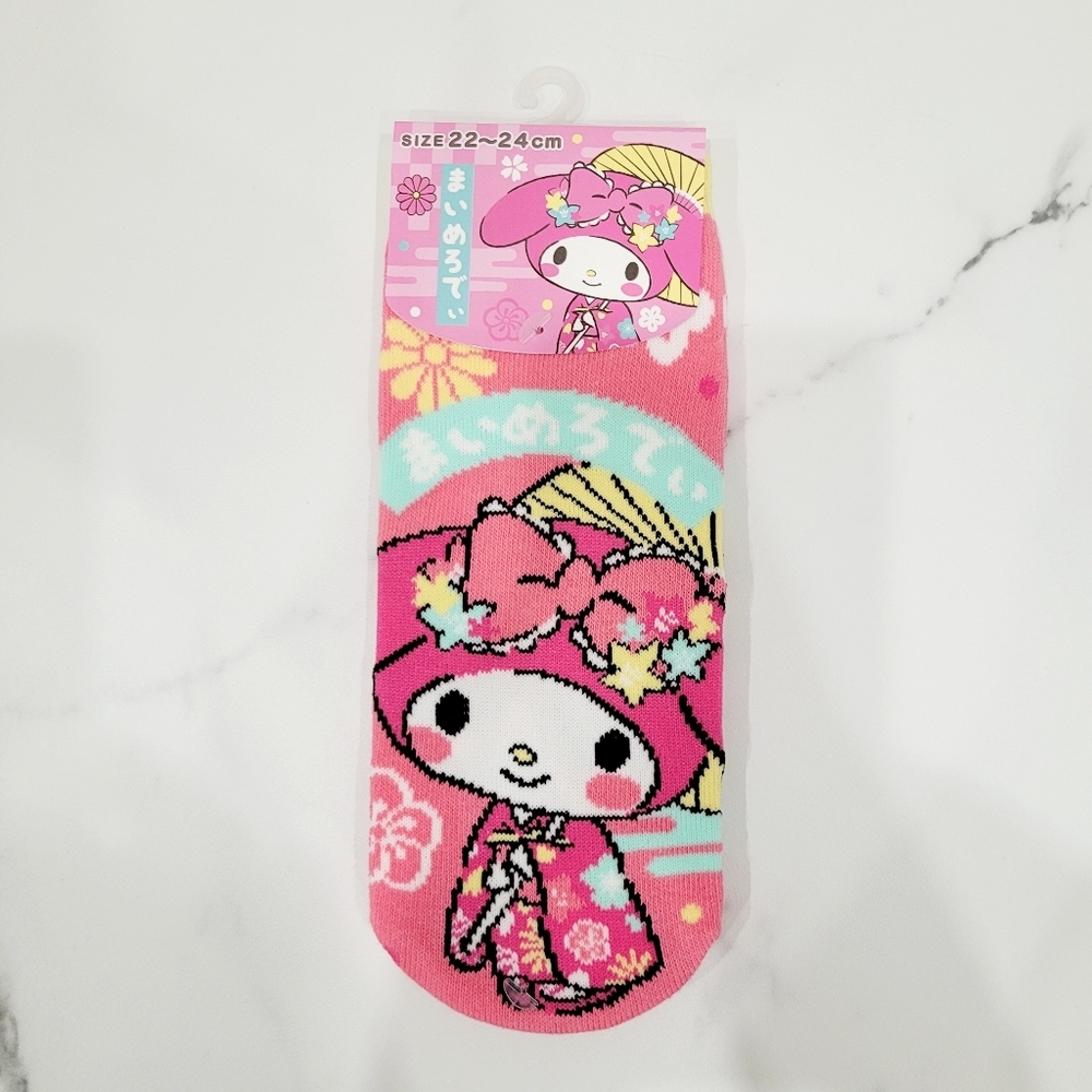 2/$20 Brand New Japan Sanrio My Melody Kimono Socks